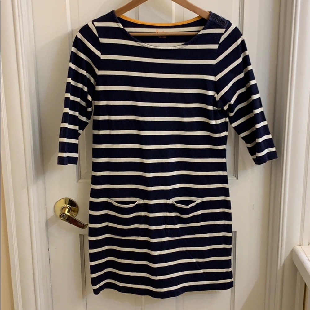 Boden navy striped tunic. 6R